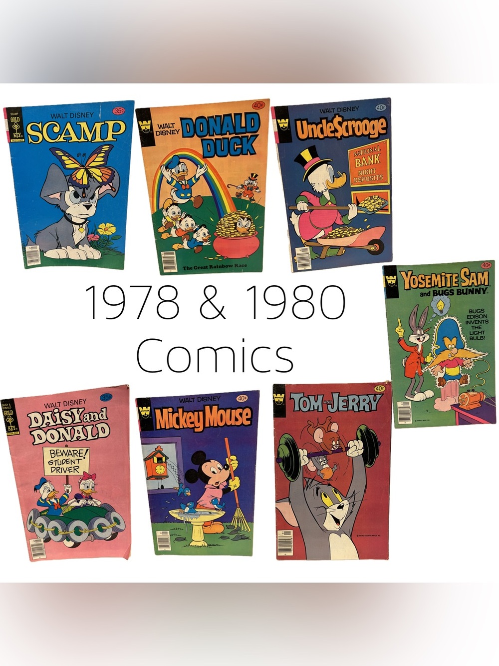 Vintage 1978 & 1980 Comic Books - Bundle.